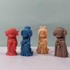 Girl Ornament Silicone Mold Resin Mold Fondant Candle Making Desktop Decoration