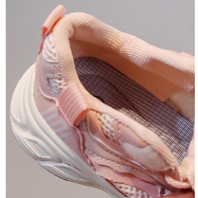 New Double Mesh Children's Running Ultra-light Breathable High-value Comfortable Soft-soled Sports Shoes