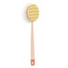 Bath Brush Ergonomic Design Long-Handled Back Scrubber Double Head Gentle Exfoliation Shower Body Scrubber