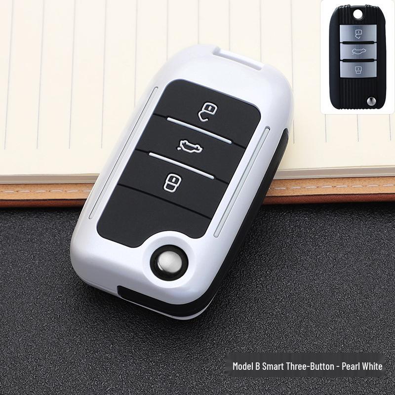 Fashionable MG Key Cover: Stylish Remote Control Shell with Buckle for Personalized Car Key Decoration