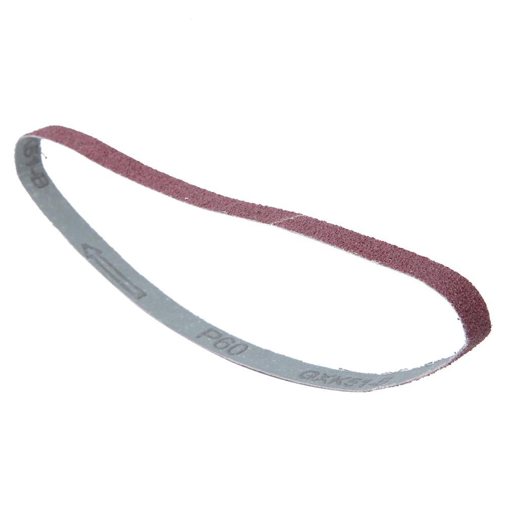 10 PCS Abrasive Sanding Belt Circular Grinding Belt 457x13mm Aluminum Oxide GXK51B(60)