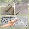 Sugihara Automatic 16 POE Rainy Easy PJ60173 706222 Umbrella, 60cm, Opening, Ribs, Vinyl, Greige, Aluminum, Season, Semi-Transparent, Non-Slip, Grip,