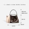 Textured Bag Women's Lazy Style New High-end Sense Large-capacity Commuting Versatile Pleated Cloud Bag Fashion Chain Oblique
