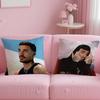 Singer D-Daniel A-Avery Kissenbezug Bequem Wendbarer Kissenbezug Ideal für Auto Sofa Schlafzimmer & Mehr