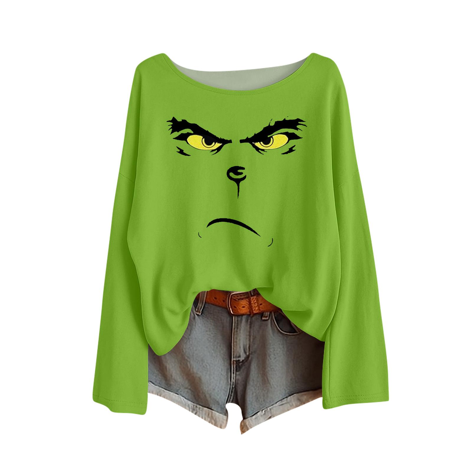 

Женские рубашки с длинным рукавом однотонные футболки блузки повседневные больших размеров базовые топы пуловер S зелёный