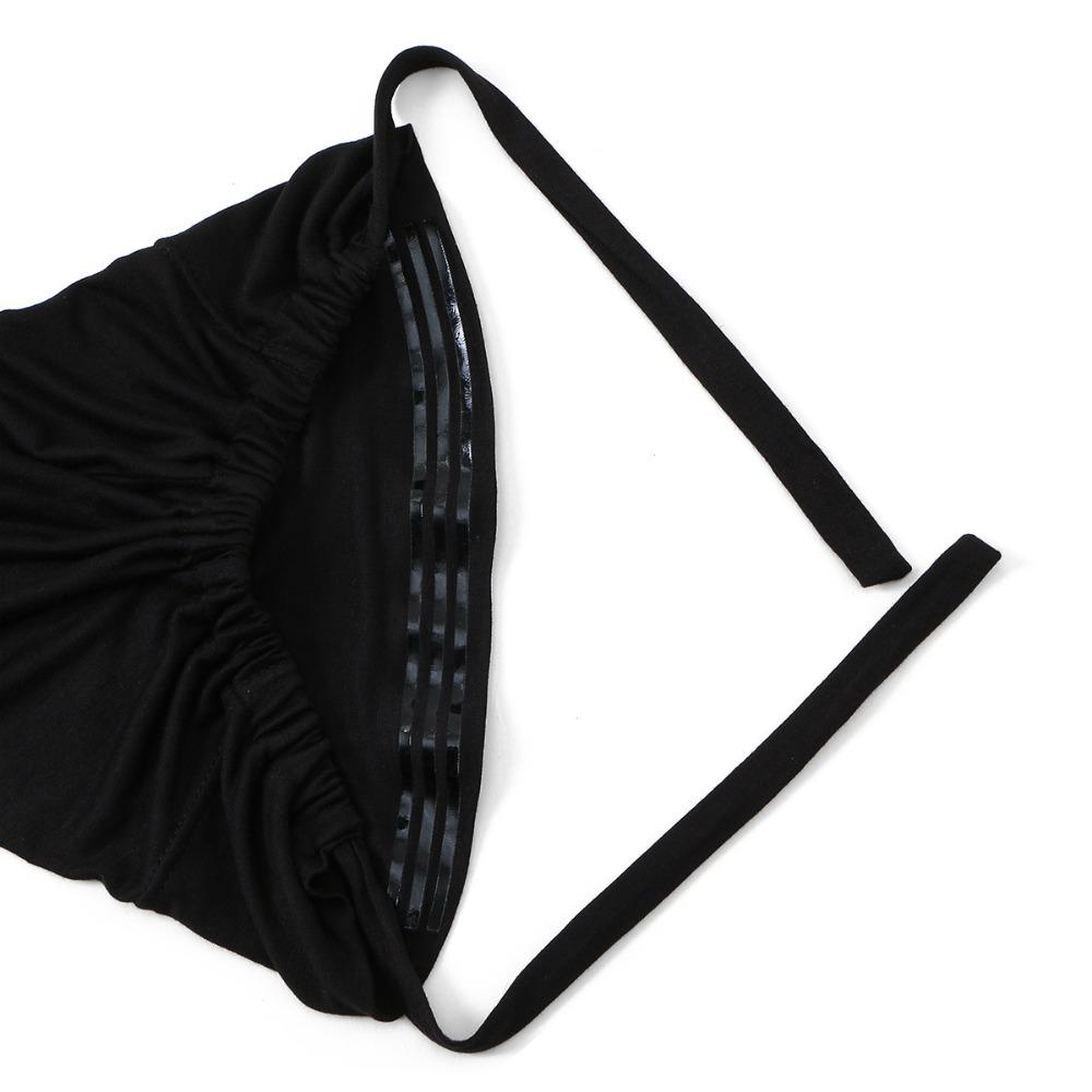 Solid Color Muslim Hijab Cap Stretch Material Inner Hijab Caps Elastic Turban Hat  Islamic Wear