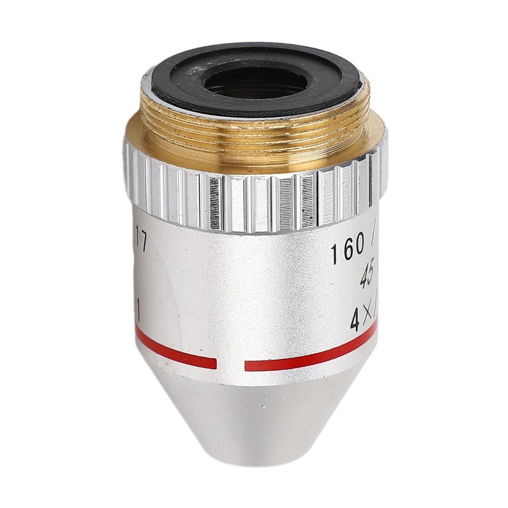 4X Objektiv 195EP Achromatisches Objektiv Ersatz für Biologisches Mikroskop Teleskop
