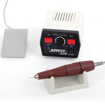 Broca de unha forte 65W 45.000RPM 204 + 102LN Fresadora para brocas de lixa de unha Equipamento de conjunto de manicure elétrico