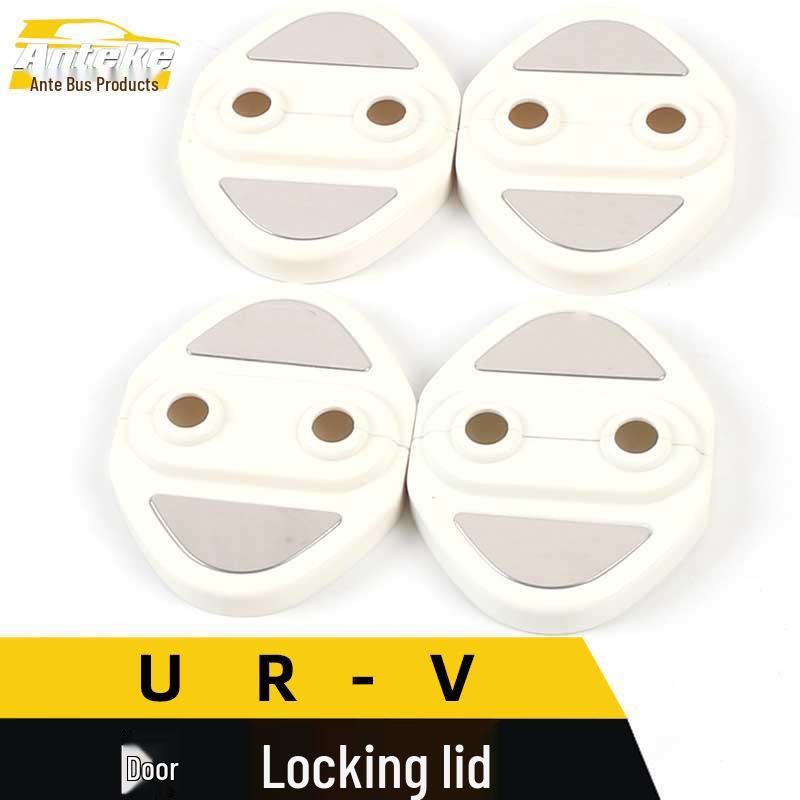 UR-V Car Door Lock Cover Decorative Sticker Set