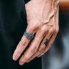 Yin Taifei Great Roc Men's Adjustable Retro Ring - High-End Statement Accessory