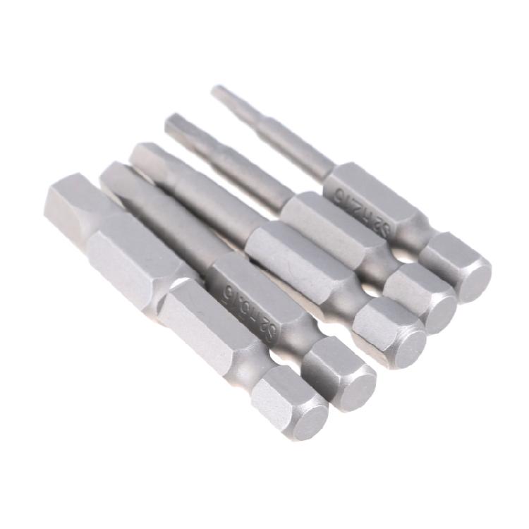 Pentagonal Head Screwdriver Bit Set Strong Magnetic Suitable for Various Repairs 2.15-7.55 10PCS Different Size