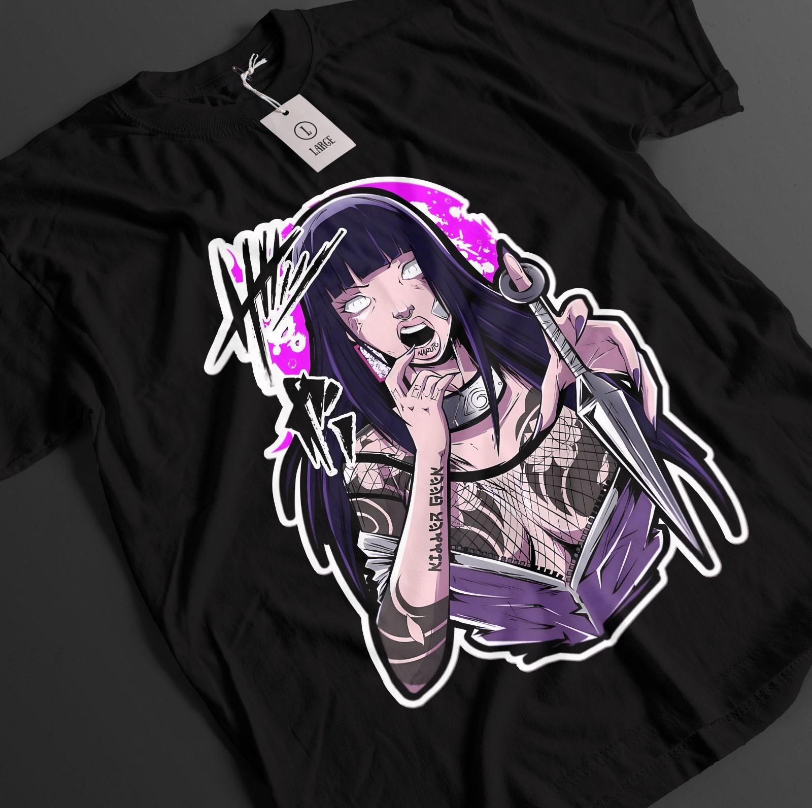 

Naruto Shirt Hinata Tshirt Boruto T-Shirt Mens Womens Tees Top Neji Anime Uzumaki Graphic Unisex Tee S