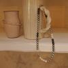 Treaju Gray Gradation Pearl Necklace