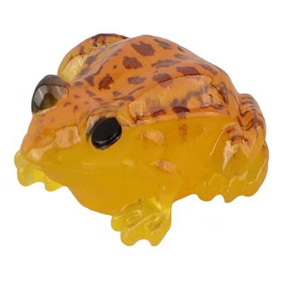 Three-dimensional Animals Fake Animals Resin Frog Figurine For Miniature Garden Landscapes Glowing Frog Toys High Quality Resin