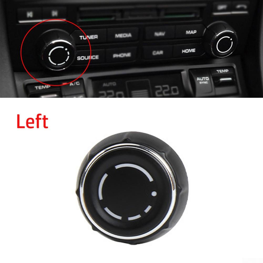 1ks Volume Knob Black For Macan Plast Silver 97064292901