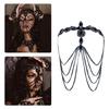 Mystique Enhancing Black Mask with Quality Rhinestones Costume Accessory Suitable for Various Party Gatherings