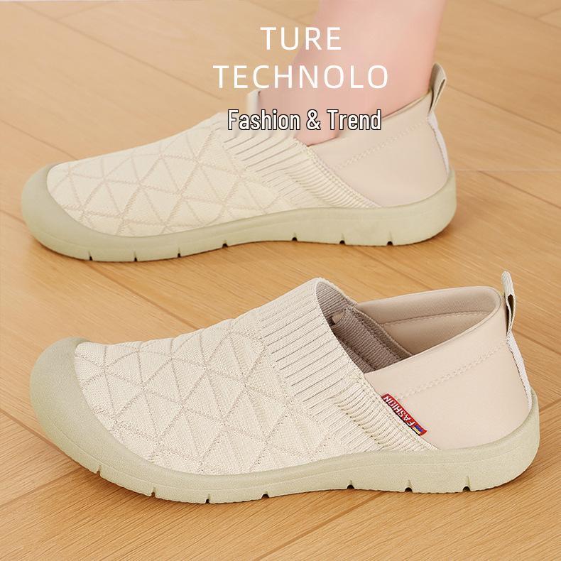 Zapatos Planos de Verano Ligeros para Mujer - Cómodos, Suela Suave, Versátiles, Slip-On