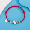 Year of the Horse Zodiac Bracelet: Luxury Red Rope with Lucky Horse Charm for Men & Women