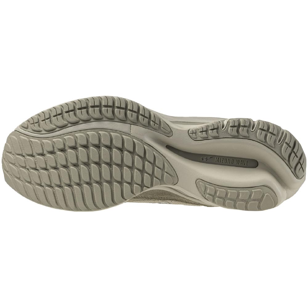 Mizuno Wave Rider B GTX Gore-Tex Waterproof Sneakers, Perfect for Commuting, School, and Lifestyle, Light Beige x Beige, Size 24.0 cm, 2E