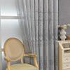 European Retro Embroidered Gauze Curtains - Elegant Floral, Translucent Ready-Made Window Screens for Living Room & Bedroom.