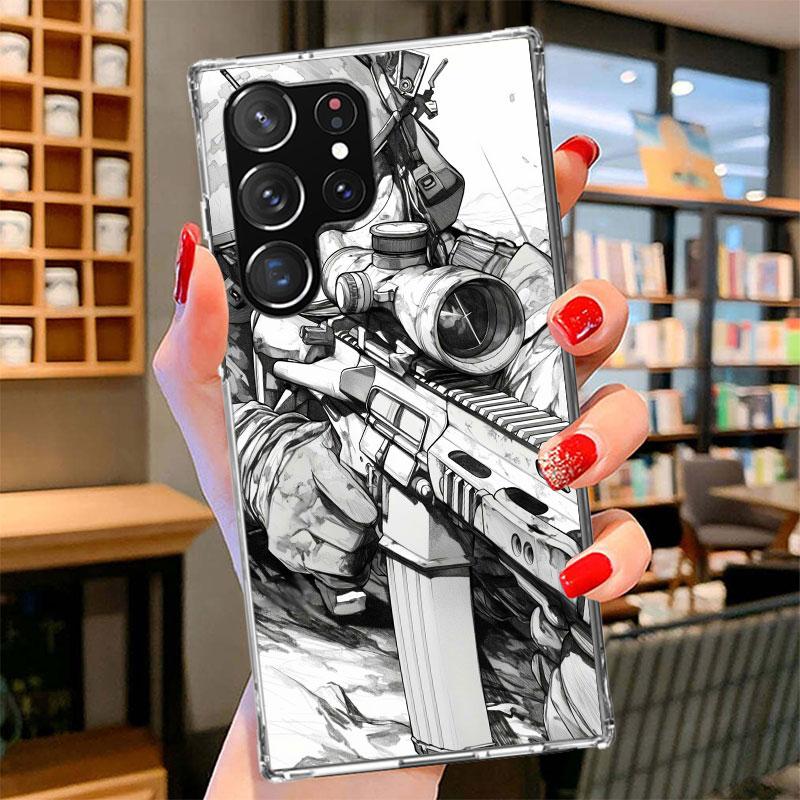 Military Army Special Forces Phone Case For Samsung Galaxy S26 S25 Edge S24 Ultra S23 S22 Plus S21 S20 FE Soft Fundas Shell Gala