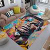 Artiste Célèbre: Tapis Vibrant Portrait Tapis de porte Tapis de sol Tapis de protection de pièce Tapis de salle de bain