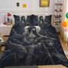 Beauty Skull Printed Comforter Cover Set Twin Size Polyester Bedspreads Man Fashion Design Duvet Cover Set