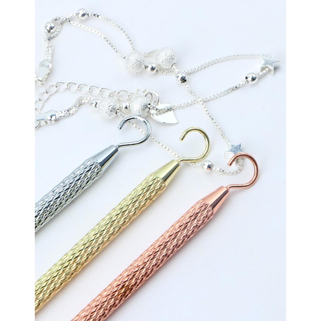 Bracelet Tool Jewelry Helper Plier Clip Equipment for DIY Necklace Watch Clasps Closure Making Supplies Assistance Tool