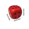 5/10pcs Big Sponge Dice Soft And Elastic Toys Color Solid Point Dice 6cm Cognitive Amusing Props Party Home Garden Game Tool