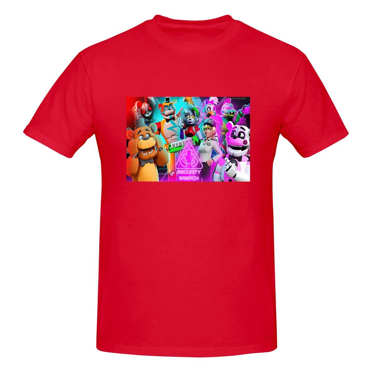 

Смешная унисекс футболка FNAF 1 с принтом, свободный и приталенный крой, женские футболки S