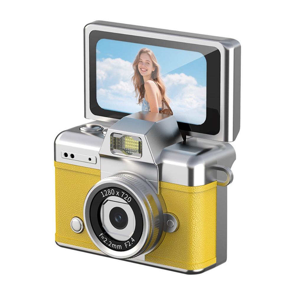 

1.47 Inch Screen Retro CCD Mini Digital Camera HD 1080P Flip Screen Camera Children Gift жовтий