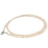 Isowa Pearl (Ise-Shima Pearl Specialty Store) Freshwater Pearl Necklace 2.0-3.0mm Orange Silver 72573
