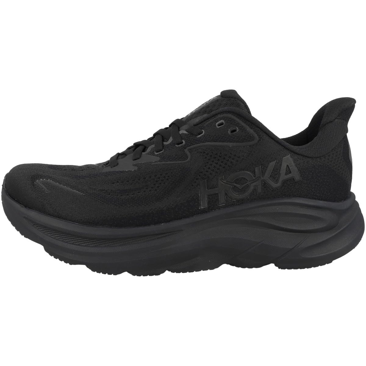 

HOKA Clifton 10 Wide Running Black Size and Cushioned for Running and Shoes, (1162032-BBLC), Men s 27.5, Ultra-Lightweight Walking. чёрный