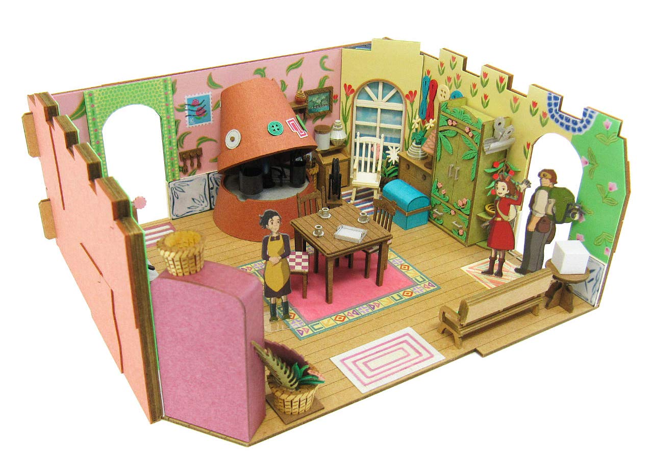 

Набор миниатюр Sankei Серия Studio Ghibli Дом Заимщика Ариэтти Масштаб Бумажная модель Ариэтти 1/48 MK07-13