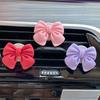 Bow-knot Car Air Vent Freshener Perfume Clip Woman Car Art Air Conditioning Clip Car Interior Decoration Accessories
