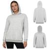 Women Fleece-Lined Adaptive Hoodie Full Arm Chest Access Long Sleeve Pullover Sweatshirt with Pocket for Dialysis Recovery