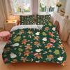 3pcs Christmas Cookies & Snowmen Holiday Comforter Set with One Quilt Cover and Two Pillowcases,Festive Decor for Bedroom and Guest Room