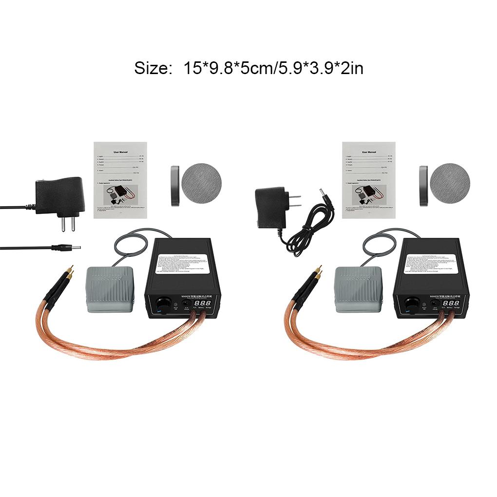 ABS 8000W High Power Dual Pulse Spots Welding Machine Welding Tool Spot Welding Portable Reliable US US Plug