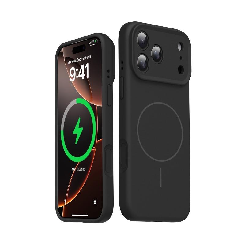 Original Liquid Silicone Case For iPhone 17 16 15 14 13 Pro Max 17Pro 16Pro 17 Air For Magsafe Magnetic Soft Protect Cases Cover