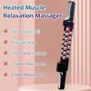 Relaxed Red Light Heated Massage Device 360 Rotating Inner Ball Muscle Relaxation Massage Roller For Whole Body Anti Cellulite
