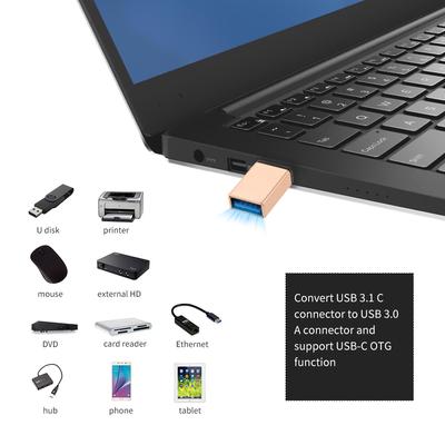 USB C To USB 3.0 Adapter USB Type C Male To USB A Female OTG Converter Aluminum Alloy Replacement for Macbook for