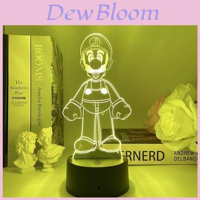 Super Mario USB-Nachtlicht mit farbwechselnder LED für Gaming-Raumdekoration