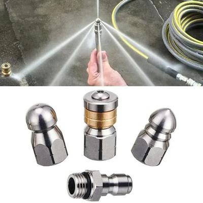 4PC Nozzle Set High Pressure Nozzle For Cleaning Tasks User-Friendly Installation Cleaning Tool For Home Maintenance