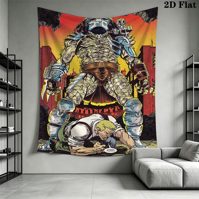 Predator Dark Horse Pattern Home Decor Tapestry, Wall Hanging, Decorative RV Wall Cloth.SGT0917123
