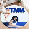Aitana Round Area Rug,Carpet Rug for Living Room Bedroom Sofa Playroom Decor,Non-slip Floor Mat