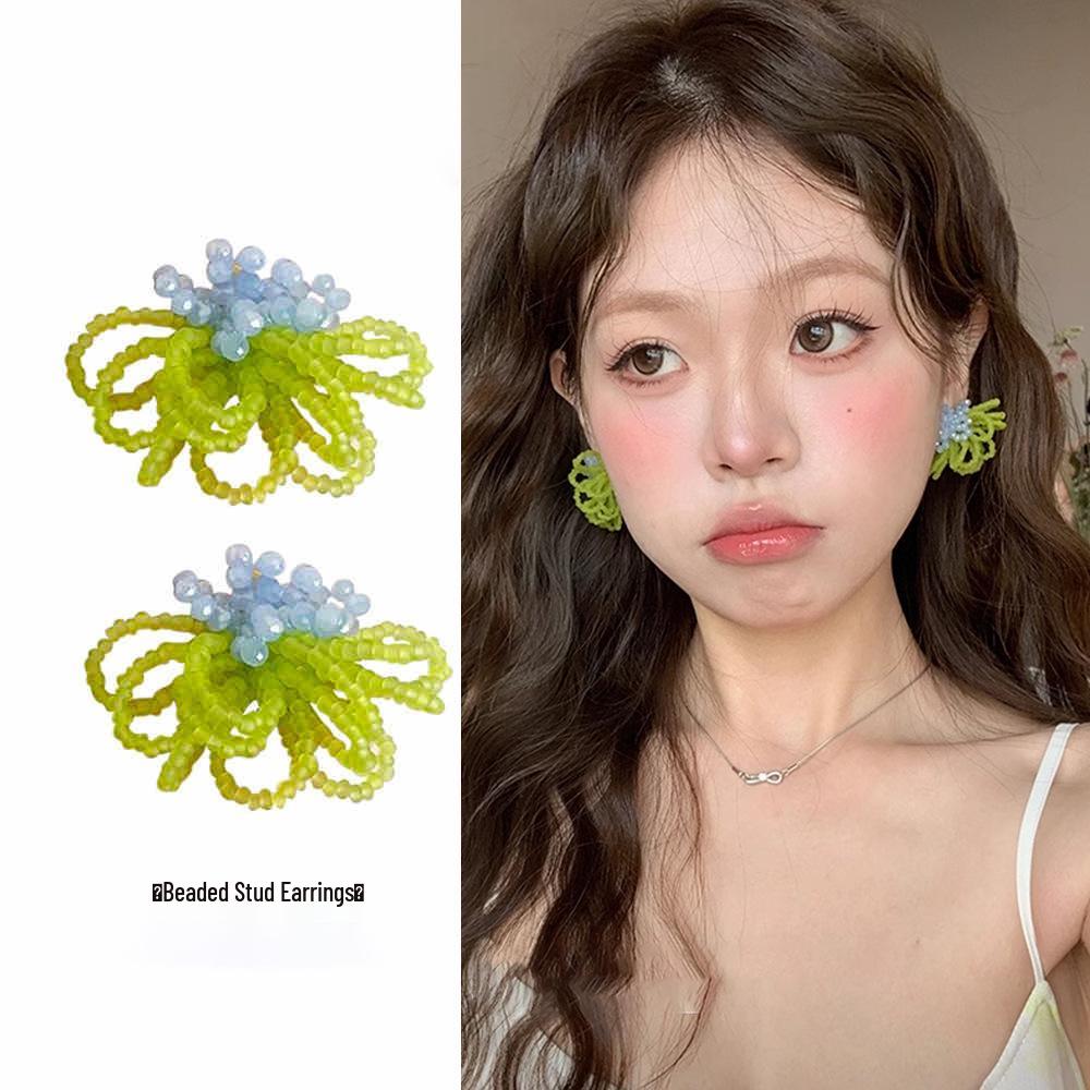 Resort Style Sunflower Earrings - Spring/Summer 2025 Collection for Women