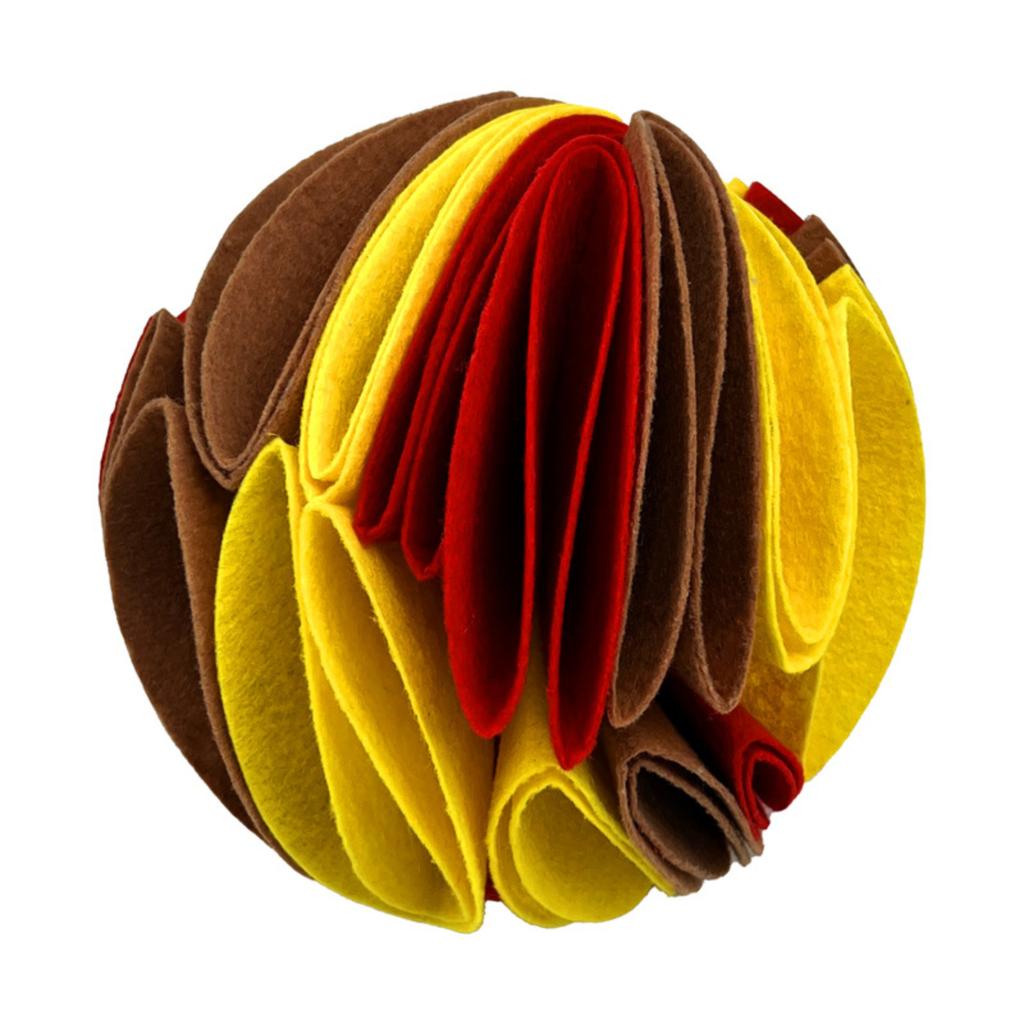 Inner Roll Sniffing Ball Pet Dog Intelligence Training Toy Amuse Pet Bubble Rubber Ball