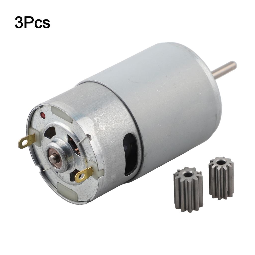 Gear DC Motor Spare Car Easy Installation Parts Permanent Magnet Replacement Accessories Brushless 45W 80*35mm