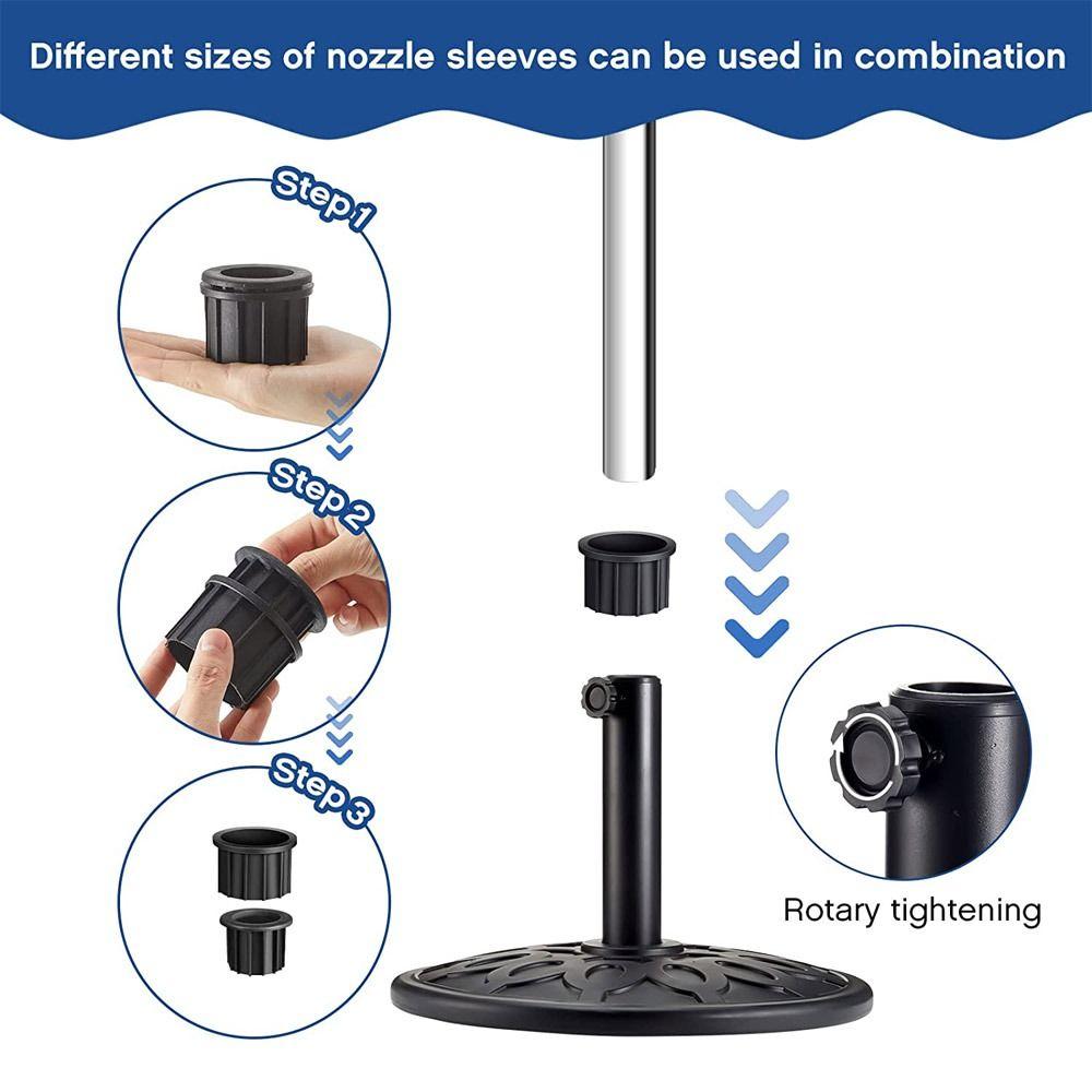 Replacement Parts Wind Resistance Umbrella Handle Hand Knob Patio Umbrella Bracket Umbrella Base Umbrella Hole Ring
