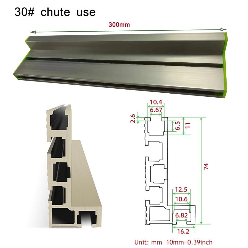 High Abrasion Resistance Table Saw Ruler Carpentry Push Rod Angle Sturdy Mitre Gauge Aluminum Alloy Woodworking Tools